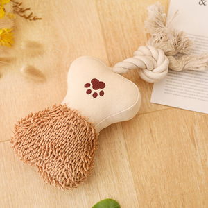 Manufacturer Wholesale OEM Custom Logo Durable Eco-Friendly Plush Rope Chew <b>Toys</b> for Dogs-Funny Playing Outdoor/Indoor Use - Product Image 4