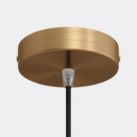 Fabricant OEM, moulage à un trou, Chrome Antique laiton métal or Vintage plafonnier Rose, Bases de support de lampe à suspension