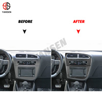 Autocollant en fibre de carbone pour SEAT Leon 2005 2006 2007 2008 2009 2010 2011 2012 Accessoires d'intérieur