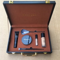 Coffret Cadeau en Bois Noir pour Mallettes, Boîte de Rangement en Cuir PU de Luxe pour Parfums, Emballage pour Cosmétiques, Maquillage, Vêtements, Mah-jong, Soins de la Peau