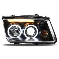 JSL Phares avant à LED DRL avec clignotants, ensemble de phares pour Volkswagen VW Bora 1999-2005, vente chaude