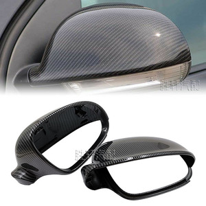 Coque de rétroviseur en fibre de carbone pour Volkswagen Sagitar Golf 5 Lingyu Lavida, ensemble complet avec installation par ruban adhésif 3M - Product Image 1