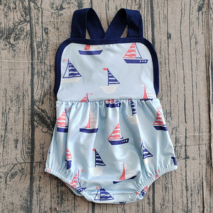 Vêtements d'été doux pour tout-petits garçons, imprimés de fêtes, en tissu coton biologique et élasthanne, service OEM, modèle GLP, précommande - Boutique Trendyism - Product Image 2