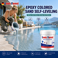 Peinture liquide auto-nivelante pour sols en sable coloré époxy Louis Forest, vente en gros directe d'usine
