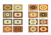 1200*1800 Farbenfrohe Porzellan-Bodenfliesen mit Blumenmuster, Kristall-Porzellanfliesen-Design