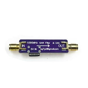 1090MHz 1.09GHz Filter gergaji aktif ADS-B & LNA 5V catu daya - Product Image 3