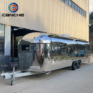 Camión de comida caliente Big Outdoor Street con equipo de cocina completo Remolque de comida móvil Pizza a la venta - Product Image 3