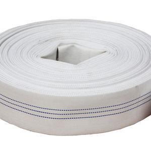 TOWAY Veste en tissu blanc de 20 pouces Tuyau flexible d'irrigation <span class=keywords><strong>incendie</strong></span> en PVC avec livraison d'eau de 6 bars pour ferme agricole - Product Image 1
