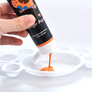 XinyiArt Safe 10 colori vivaci 10 colori vivaci 60ML di <span class=keywords><strong>pittura</strong></span> artistica per bambini forniture lavabili Set di vernice per dita per mani e piedi - Product Image 4