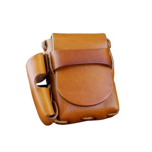 Wholesale Luxury Men's Smoking Accessories Genuine Leather Pouch for Tobacco <b>Lighters</b> & Cigars - Product Image 6