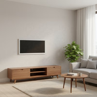 Pemanas Kaca Keramik Inframerah 1200W Tahan Air IP65 untuk Dinding Dalam/Luar Ruangan, Kamar Mandi, Kamar Tidur, Taman, Plafon