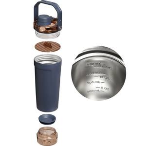 Botella Mezcladora Aislada Extra Gruesa Personalizada, para Montañismo al Aire Libre, ODM, Acero Inoxidable 304, Botella Aislada de Doble Pared - Product Image 4