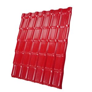 Beste Qualität Wasserdichte Kunststoff Spanische Dachziegel Telha De PVC ASA Kunstharz platte für Gebäude - Product Image 1