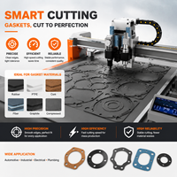 Machine de découpe de joints CNC, découpeuse numérique automatique pour le caoutchouc, les fibres, le liège et les matériaux de joints d'étanchéité