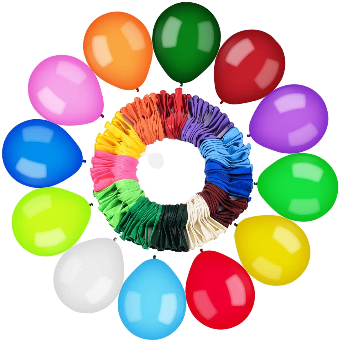 Wholesale Assorted Multicoloured Biodegradable Natural Latex Helium Balloons for Children Toys Party Decoration