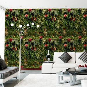 Adhesivo de pared con follaje tropical, 45 cm x 10 m, PVC, impermeable, decoración bohemia para el hogar, SA1038 - Product Image 2