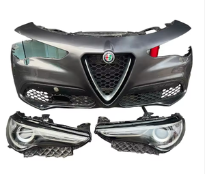 Boucle d'origine intacte d'occasion, sans dommage structurel, <span class=keywords><strong>prix</strong></span> réduit, accessoire de mise à niveau, ensemble de pare-chocs avant pour <span class=keywords><strong>Alfa</strong></span> Romeo <span class=keywords><strong>Giulia</strong></span> - Product Image 5