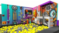 Mur d'escalade interactif pour parc d'attractions - Jeu d'extension de défi - Mur d'obstacles personnalisable - Modules d'obstacles multi-joueurs