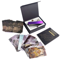 Échantillon gratuit de cartes de tarot en gros d'usine imprimant des cartes de jeu avec boîte