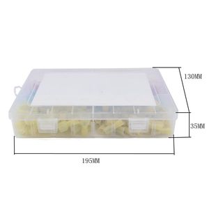 Kit de connecteurs électroniques rapides IQHUI 180 pièces série A276 rouge bleu jaune, bornes de câblage en plastique pour électronique automobile - Product Image 2