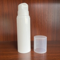 Bouteilles à pompe sans air en plastique sérigraphiées de 200 ml, vides, pour cosmétiques, nettoyants visage, lotions, emballages de toilette, 150 ml, 250 ml