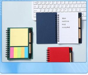 Ys040 Customizable Logo Kraft <b>Notepad</b> With Pen Memo Sticky Notes Printed Promotion Binder Notebook Custom Promotional Gifts - Product Image 5