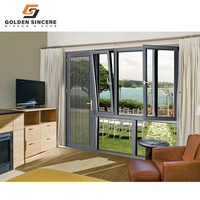 Fenêtre d'inclinaison et de rotation en aluminium à triple couche de verre GS pour un contrôle thermique supérieur