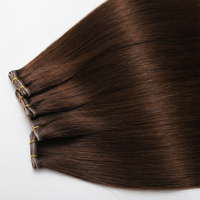 Nouvelle conception, extensions de cheveux 100% cheveux humains Remy, trame Genius à double trou des deux côtés, trame papillon