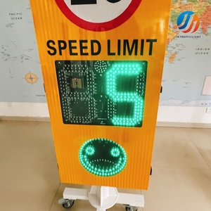 Nhà sản xuất năng lượng mặt trời dẫn dấu hiệu giao thông 3 kỹ thuật số năng động Thông tin phản hồi năng lượng mặt trời Road giao thông Radar dấu hiệu tốc độ - Product Image 3