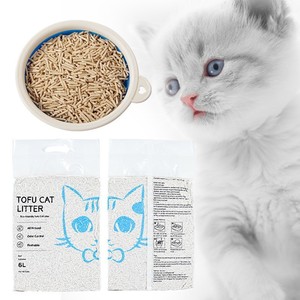Litière pour chat en tofu végétal en gros, en stock, désodorisante, absorption rapide, forte absorption, élimination des odeurs - Product Image 4