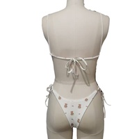 Bikini string brésilien pour femmes Sexy jeunes filles Bandeau maillots de bain avec imprimés numériques animaux floraux géométriques en 13 couleurs
