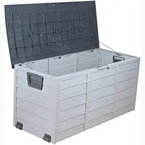 大容量290L户外塑料花园庭院防水储物盒花园工具收纳柜