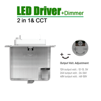 Convertisseur de tension constante OTM-BD96-24 CCT homologué UL DC24V 4A  Driver+ Dimmer 2 en 1 Tension constante CCT 96W Sortie PWM Driver LED