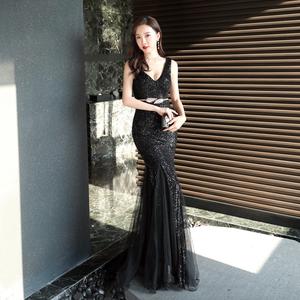 Vestidos formales <span class=keywords><strong>de</strong></span> lentejuelas, <span class=keywords><strong>vestido</strong></span> <span class=keywords><strong>de</strong></span> <span class=keywords><strong>noche</strong></span> <span class=keywords><strong>de</strong></span> sirena para mujer, ropa <span class=keywords><strong>de</strong></span> fiesta - Product Image 6