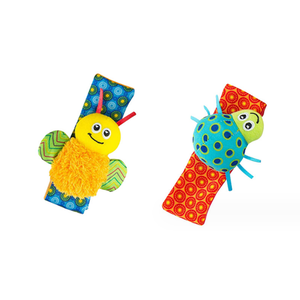 <span class=keywords><strong>Hochet</strong></span> pour bébé, chaussettes et jouets pour poignets, hochets pour les mains et les pieds, 4 pièces, motif animal - Product Image 3