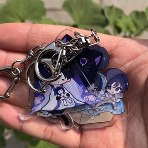 Llavero de Impact <span class=keywords><strong>Kunikuzushi</strong></span> Balladeer Scaramouche Wanderer, Accesorios de Anime, Colgante, Insignia, Regalo de Navidad - Product Image 3