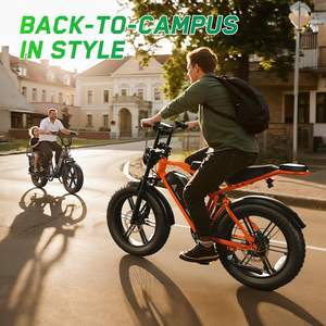 Bête monstre gros pneu E-Bike conquérir n'importe quel paysage montagne neige sable élégant urbain gros pneu électrique Cruiser vélo - Product Image 4