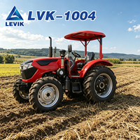Tracteur agricole 4x4 certifié CE, 60 CV, avec deux sorties hydrauliques pour le semis et la culture agricole