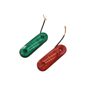 Pièces détachées de camion de haute qualité, lampe de camion 24V, feux latéraux de camion (rouge et vert), adaptés à diverses marques de camions - Product Image 2