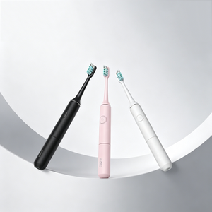 Brosse à dents sonique rechargeable pour enfants, nettoyeur de dents à poils souples avec minuterie intégrée pour les soins bucco-dentaires quotidiens des enfants - Product Image 1
