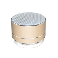 Mini-enceinte portable en métal 5.0 avec lumière RGB, lecteur audio sans fil, micro intégré, prise en charge TF et USB pour fêtes et activités en extérieur