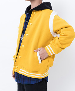 PU leather sleeves printed graffiti baseball uniform - Product Image 2