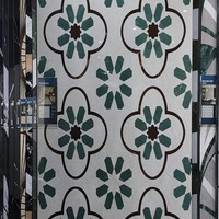 Panneau de carrelage décoratif en pierre frittée H, motif marbre, 1200x2700x9mm, design artistique pour mur d'entrée d'appartement de luxe