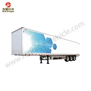 Suministro de fábrica 35-80M3 Freezer Van Semi Trailer Fabricantes de remolques refrigerados de 40 pies para almacenamiento de verduras