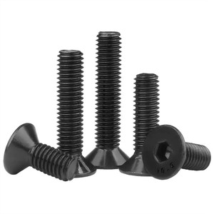 Grade 10.9/12.9 Black M2 M2.5 M3 M4 M5 M6 Din7991 Carbon Steel Allen Hexagon Bolt Hex Socket Flat Head Countersunk <b>Screw</b> - Product Image 4