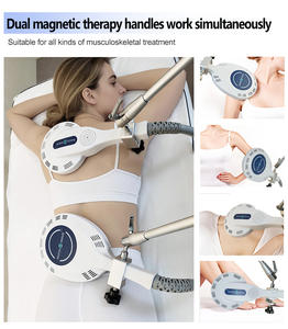 Appareil de physiothérapie à double poignée pour la gestion de la douleur chronique, machine de thérapie par transduction, dispositif de soins de santé - Product Image 3