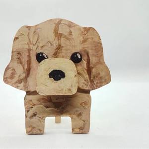 Monture de lunettes rétro minimaliste en forme de chien, en <span class=keywords><strong>bois</strong></span> naturel écologique, antidérapante, support oculaire, best-seller transfrontalier - Product Image 3