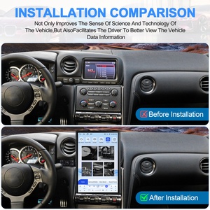 Navihua for Nissan GTR 2009-2017 Car Upgrade 14.5'' Android Car Radio GPS DSP Multimedia Carplay <b>Auto</b> Stereo Car DVD Player Unit - Product Image 2