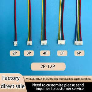 Жгут проводов, изготовленный на заказ XH2.54/PH2.0/VH3.96 мм, коннектор с одинарной и двойной головкой, жгут проводов из меди 2P ~ 12 контактов - Product Image 5
