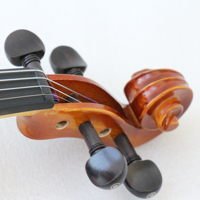 Well-crafted Musical Instruments Hand Painting Violin With Spruce Top With Flame Maple Back and Scroll Ebony Finger Board